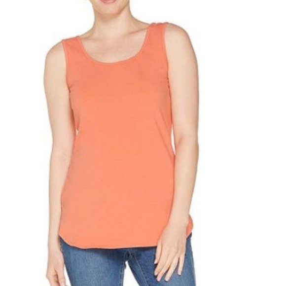 Women with Control Tops - Women with Control Essentials Shirttail Hem Tank